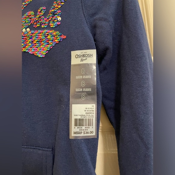 OshKosh B’Gosh Flip the Sequins Girls Hoodie - Picture 2 of 5